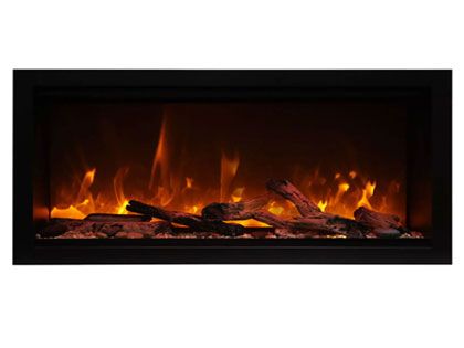 Amantii 42-Inch Symmetry Extra Tall & Deep Linear Electric Fireplace