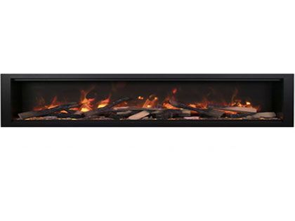 Amantii 88-Inch Symmetry Extra Tall & Deep Linear Electric Fireplace