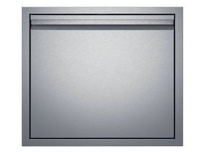 Twin Eagles 24-Inch Left-Hinged Stainless Steel Single Access Door with Soft-Close