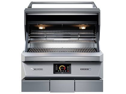 Twin Eagles Wi-Fi Controlled 36-Inch Built-In Stainless Steel Pellet Grill and Smoker with Rotisserie