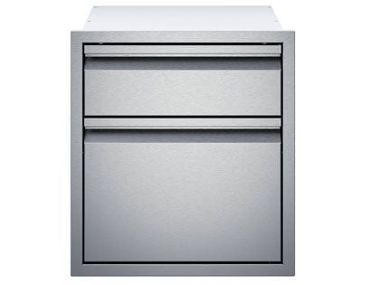 Twin Eagles 19-Inch Stainless Steel Double Access Drawer