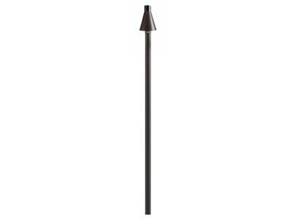 HPC Fire Black Aluminum Torch Head with 8-Foot Post - Match Light Ignition
