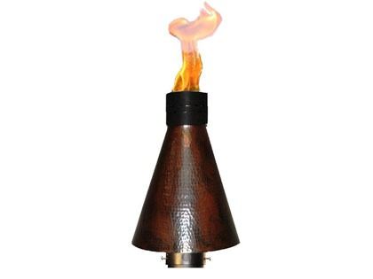 HPC Fire Hammered Copper Torch Head - Match Light Ignition