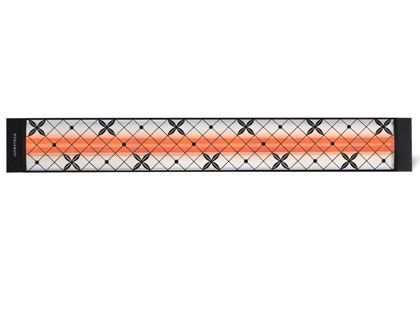 Infratech Traditional Motif Collection 61 1/4-Inch 6000W Dual Element Electric Infrared Patio Heater - Black