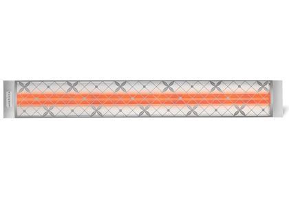 Infratech Traditional Motif Collection 39-Inch 4000W Dual Element Electric Infrared Patio Heater - Stainless Steel
