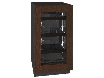 U-Line Seamless Collection 18-Inch 3.5 Cu. Ft. Refrigerator with Glass Door - Panel Ready