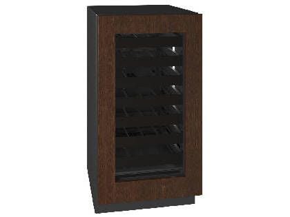 U-Line Seamless Collection 18-Inch 3.5 Cu. Ft/28-Bottle Wine Refrigerator with Glass Door - Panel Ready