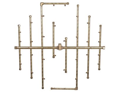 Warming Trends 360K BTU 29.5" x 28.5" CROSSFIRE 2.0 Brass Burner