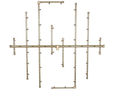 Warming Trends 420K BTU 38.25" x 34.5" CROSSFIRE 2.0 Brass Burner