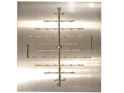 Warming Trends 560K BTU 47.75" x 45.75" CROSSFIRE 2.0 Brass Burner with 60-in Square Plate