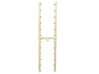 Warming Trends 240K BTU 35.5" x 9.5" CROSSFIRE 2.0 H-Style Brass Burner