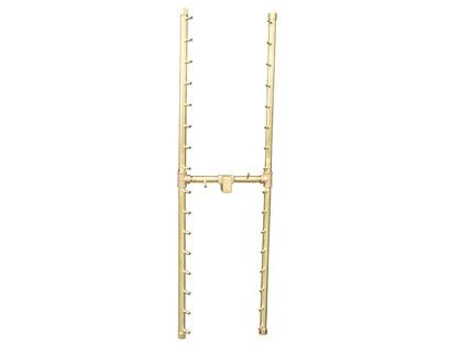 Warming Trends 340K BTU 48.25" x 14.25" CROSSFIRE 2.0 H-Style Brass Burner