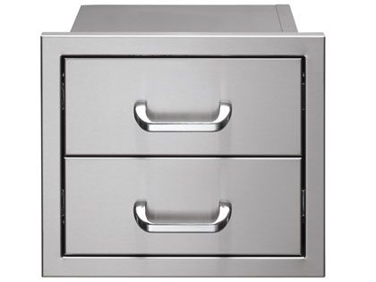 Vintage Grills Stainless Steel Double Access Drawer