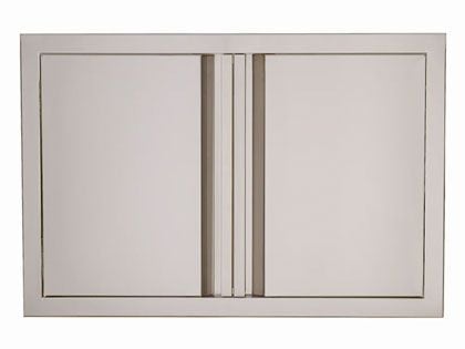 RCS Valiant Series 33-Inch Stainless Steel Double Access Door with Soft Close