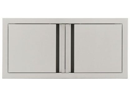 RCS Valiant 33-Inch Stainless Steel Low Profile Double Door with Soft Close