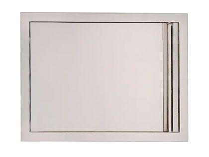RCS Valiant Series 27-Inch Stainless Steel Horizontal Single Access Door with Soft Close - Left Hinge