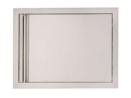 RCS Valiant Series 27-Inch Stainless Steel Horizontal Single Access Door with Soft Close - Right Hinge