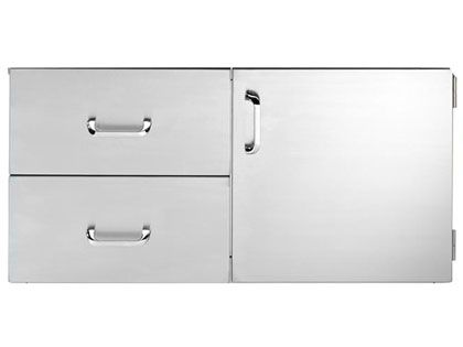 Vintage Grills 27-Inch Stainless Steel Drawer & Door Combo