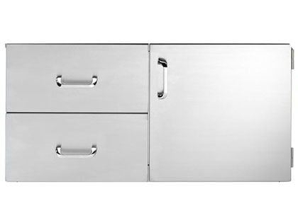 Vintage Grills 36-Inch Stainless Steel Drawer & Door Combo