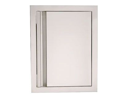 RCS Valiant Series 17-Inch Stainless Steel Vertical Single Access Door with Soft Close - Right Hinge
