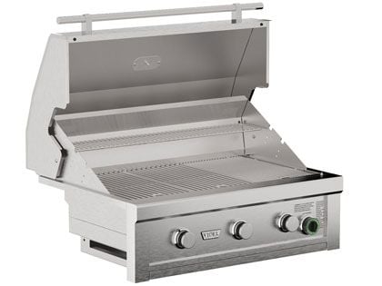 Videl Commercial 36-Inch 3-Burner Built-In Gas Grill with Built-In 1 Hour Timer