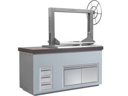 Videl Brasa III Santa Maria / Argentinian Style Grill in Island with Triple Drawer & 42-Inch Access Door