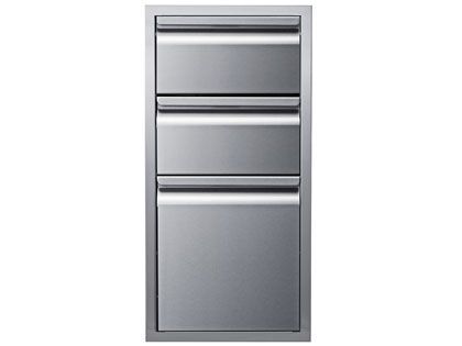 Memphis Grills 15-Inch Triple Access Drawer With Soft Close