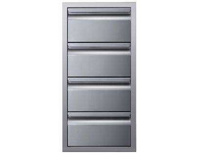 Memphis Grills 15-Inch Quadruple Access Drawer With Soft Close