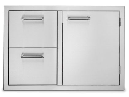 Viking 30-Inch Stainless Steel Double Drawer & Access Door Combo