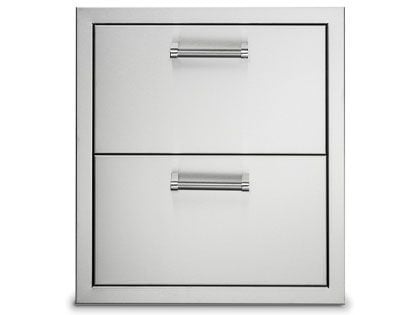 Viking 19-Inch Stainless Steel Double Drawers