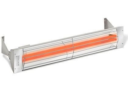 Infratech WD-Series 48-Inch 5200W Dual Element Electric Infrared Patio Heater - Stainless Steel