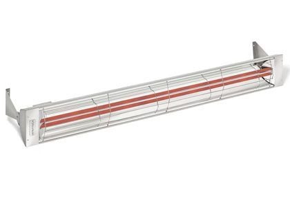 Infratech WD-Series 61 1/4-Inch 6000W Dual Element Electric Infrared Patio Heater - Stainless Steel