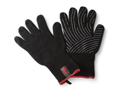 Weber 6535 Premium Large / Extra-Large Grill Gloves With Silicone Grip Pattern Palm - Set Of 2