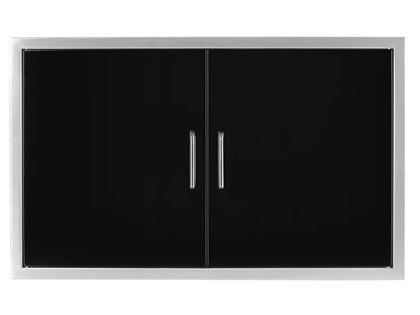Wildfire 38 X 21 Black 304 Stainless Steel Double Access Door 