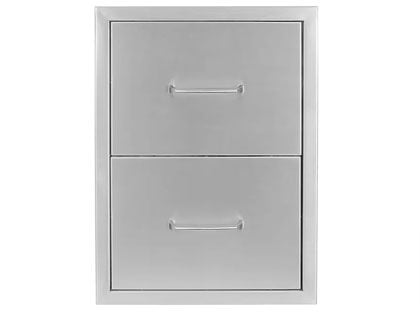 Wildfire 16 X 22 304 Stainless Steel Double Access Drawer