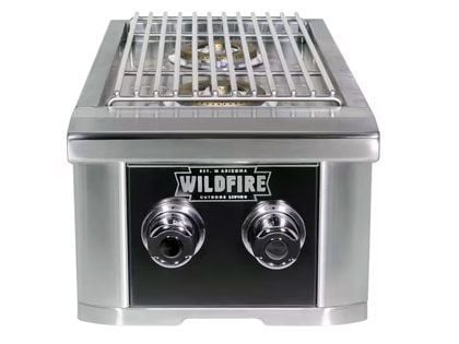 Wildfire Ranch Black 304 Stainless Steel 15-Inch Double Side Burner