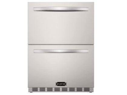 Wildfire 24-Inch 5.3 Cu. Ft. Dual Drawer Stainless Steel Outdoor Refrigerator
