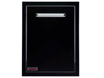 Whistler 16.5-Inch Black Stainless Steel Trash Drawer/Propane Tank