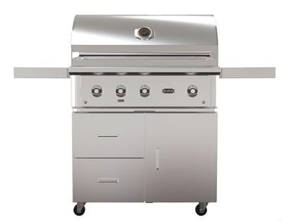 Wildfire Ranch Pro 36-Inch 3-Burner 304 Stainless Steel Freestanding Gas Grill