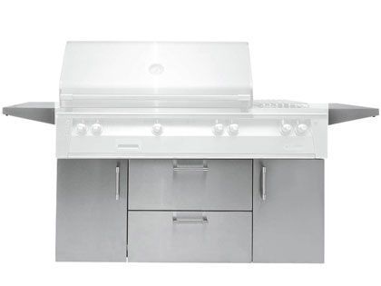 Alfresco 56-Inch Deluxe Grill Cart