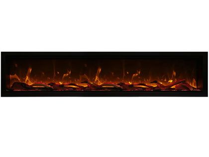 Amantii 100-Inch Symmetry Bespoke Extra Tall Linear Electric Fireplace