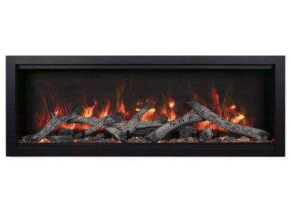 Amantii 60-Inch Symmetry Bespoke Extra Tall Linear Electric Fireplace