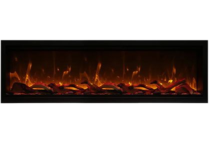 Amantii 74-Inch Symmetry Bespoke Extra Tall Linear Electric Fireplace