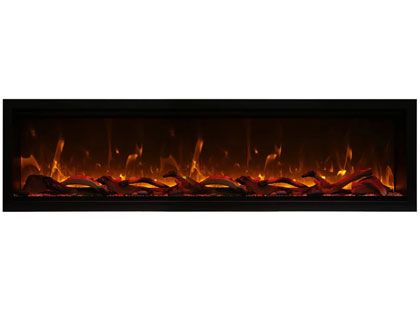 Amantii 88-Inch Symmetry Bespoke Extra Tall Linear Electric Fireplace