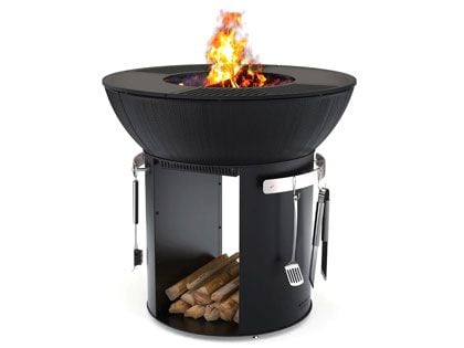 HearthStone Zenith 38-Inch Cast Iron Fire Pit Grill 