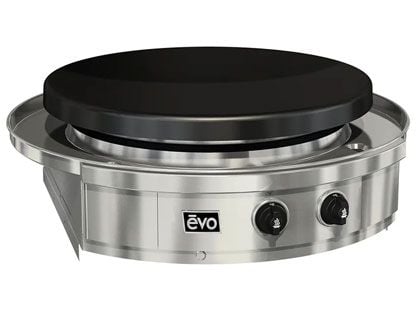 Evo Affinity Series 30G 30-Inch Drop-In Flattop Gas Griddle for Indoor Use