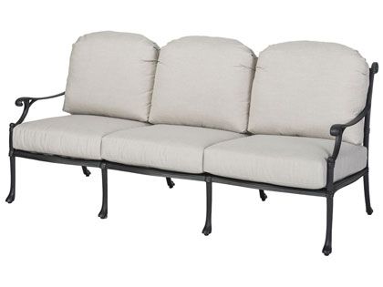 Gensun Michigan Cast Aluminum Outdoor Patio Sofa