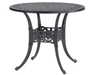 Gensun Michigan Cast Aluminum 36-Inch Round Outdoor Dining Table