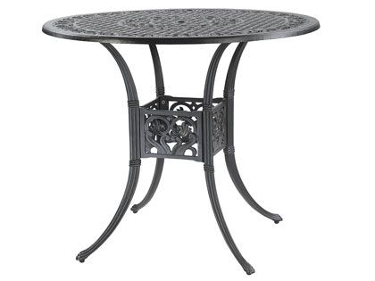 Gensun Michigan Cast Aluminum 48-Inch Round Outdoor Bar Height Table