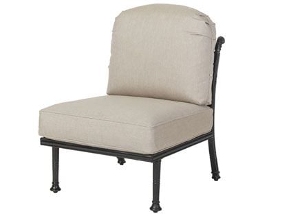 Gensun Florence Cast Aluminum Armless Lounge Chair